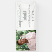 別の教育を受けた黒人女性2022年の卒業写真 横断幕 (縦)