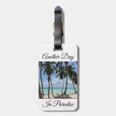 別の日のパラダイスラゲッジタグ ラゲッジタグ (裏面縦)