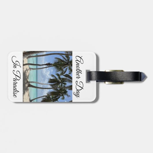 別の日のパラダイスラゲッジタグ ラゲッジタグ (裏面横)