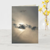 別の日曜日 カード (黄色い花)