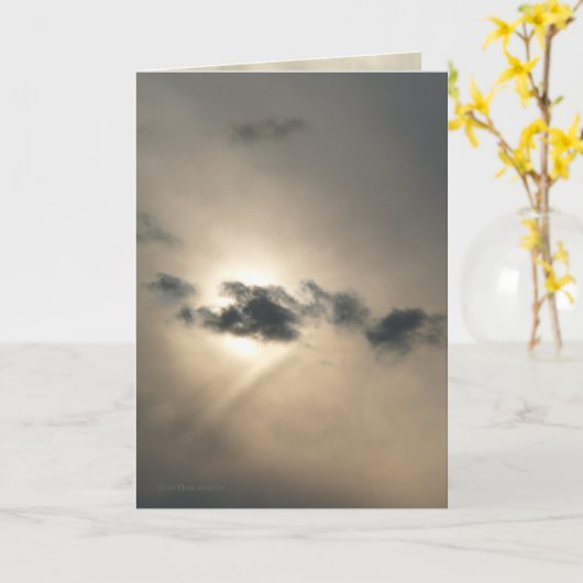 別の日曜日 カード (黄色い花)