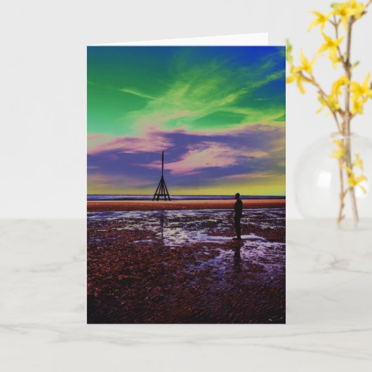 別の日 カード (黄色い花)