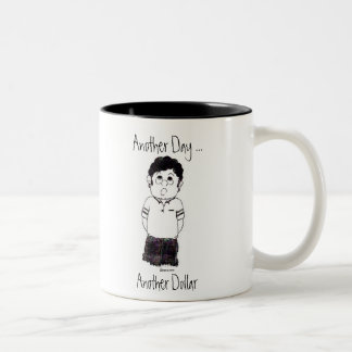 別の日…、別のドル… ツートーンマグカップ