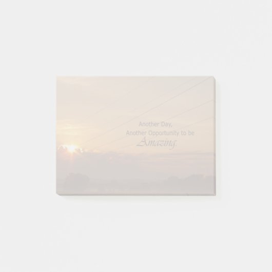 別の日、素晴らしい機会をもう一つ ポストイット (正面)