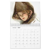 別の時間の2018年- 2019人の女性 カレンダー (1月 2027)