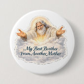 別の母親からの天のピン 缶バッジ (正面)