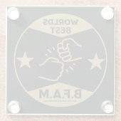 別の母親の兄弟 ガラスコースター (裏面)