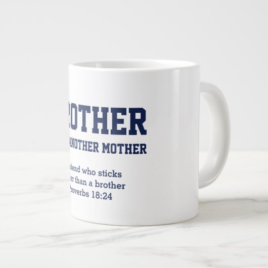 別の母親の兄弟 | キリスト教の兄弟 ジャンボコーヒーマグカップ (正面右)