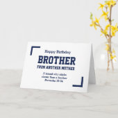 別の母親の兄弟 |パフォーマンス誕生日 カード (黄色い花)