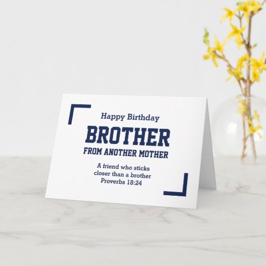 別の母親の兄弟 |パフォーマンス誕生日 カード (黄色い花)