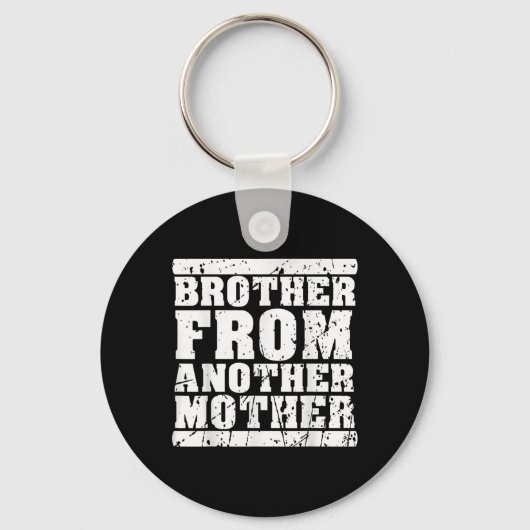 別の母親の友情引用文の距離 キーホルダー (正面)