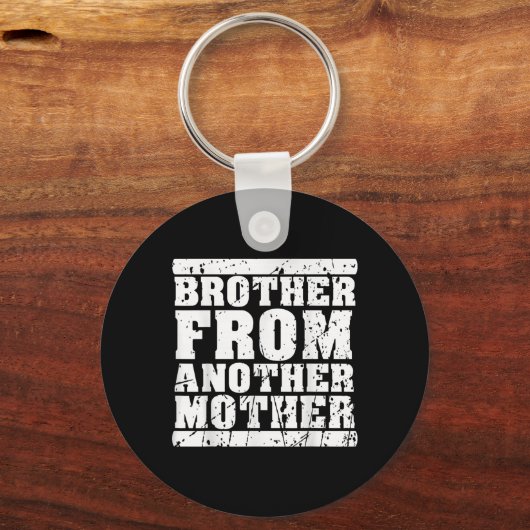 別の母親の友情引用文の距離 キーホルダー (正面)