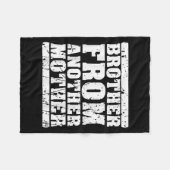 別の母親の友情引用文の距離 フリースブランケット (正面(横))