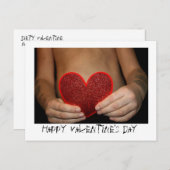 別の汚れたバレンタインの郵便はがき シーズンポストカード (正面/裏面)