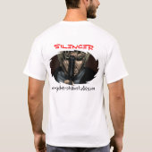 別の消音装置のワイシャツ Tシャツ (裏面)