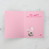 別の灰色のハレキッテンイースターまたは誕生日 シーズンカード (内部)