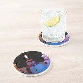 別の点灯雪だるま コースター (側面)