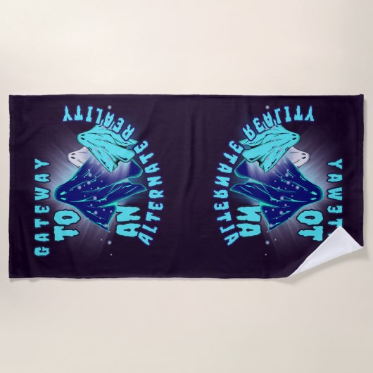 別の現実 ビーチタオル (正面)