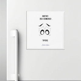 別の皿は捨ておもしろいたパーソナライズされた マグネット