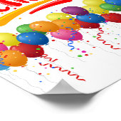 別の章への応援:ハッピーバースデー ポスター (角)