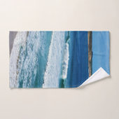 別の素晴らし日ビーチで ハンドタオル (ハンドタオル)