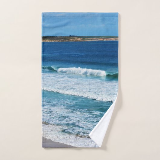 別の素晴らし日ビーチで ハンドタオル (ハンドタオル)