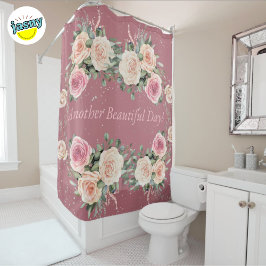 別の美しい日水カラーバラフローラ シャワーカーテン