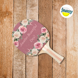 別の美しい日水カラーフローラプリント 卓球ラケット