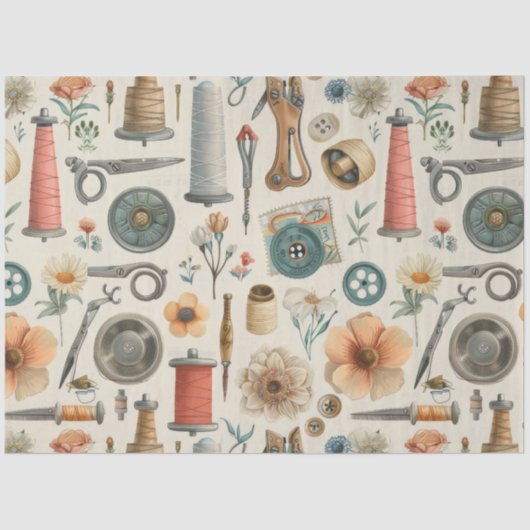 別の裁縫ジャンクジャーナルシリーズデザイン#1 薄葉紙 (正面)