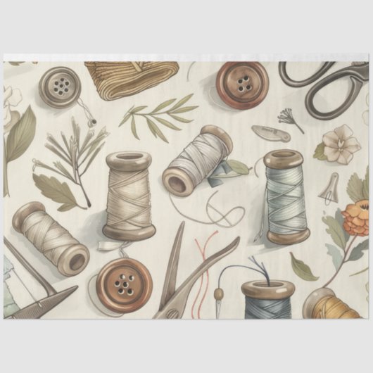 別の裁縫ジャンクジャーナルシリーズデザイン#4 薄葉紙 (正面)