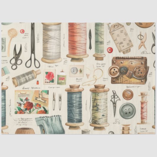 別の裁縫ジャンクジャーナルシリーズデザイン#6 薄葉紙 (正面)