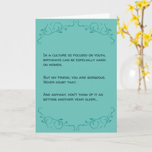 別の見方 カード (黄色い花)