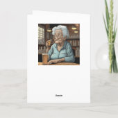 別の誕生日 |おおもしろいばあさん カード (裏面)