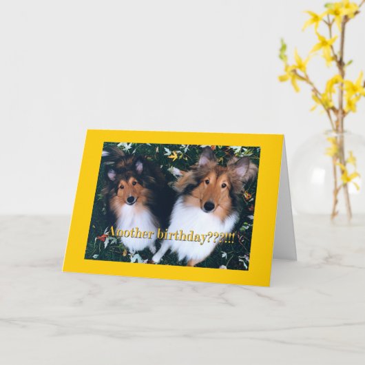 別の誕生日? カード (黄色い花)