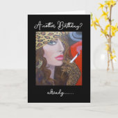 別の誕生日 カード (黄色い花)