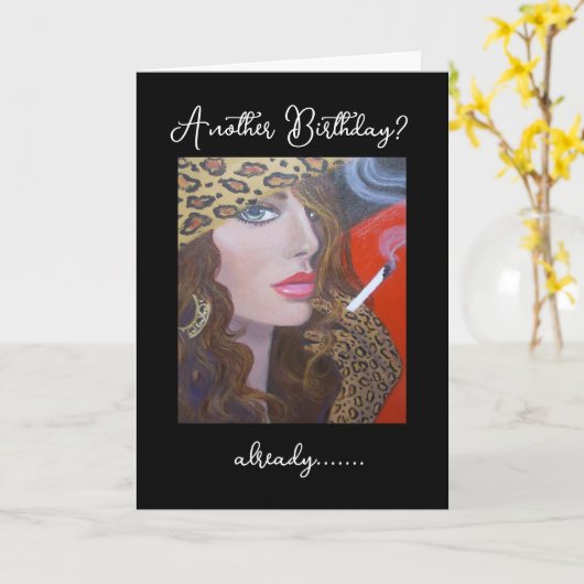 別の誕生日 カード (黄色い花)