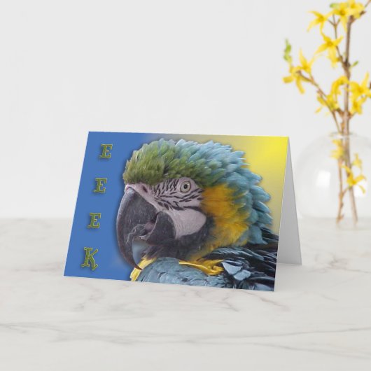 別の誕生日 カード (黄色い花)