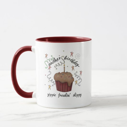 別の誕生日Yippie Freakin' Skippy Mug マグカップ (左)