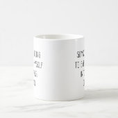 別の転が次元を見る コーヒーマグカップ (中央)