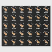 別の野生のプリンHyenaf既に動物のプリン暗いBG ラッピングペーパー (フラット)