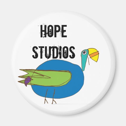 別の鳥の磁石 マグネット (正面)