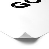 別のBaad Punここで私たちは再びヤギ動物Pun ポスター (角)