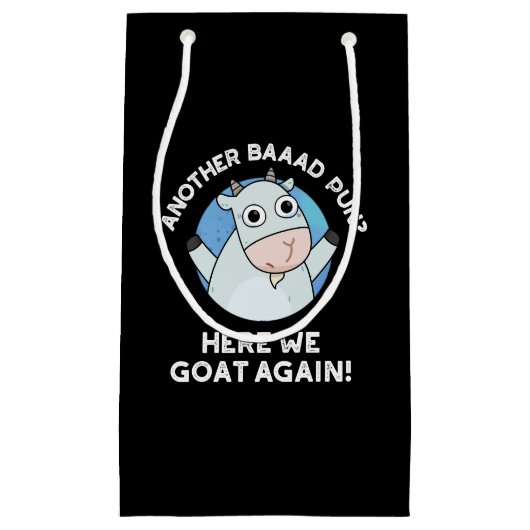 別のBaad Punここで私たちは再びヤギPun Dark BG スモールペーパーバッグ (正面)