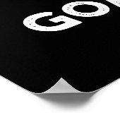 別のBaad Punここで私たちは再びヤギPun Dark BG ポスター (角)