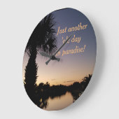 別のOLEデーインパラダイスアクリルの壁掛け時計 ラージ壁時計 (傾斜)