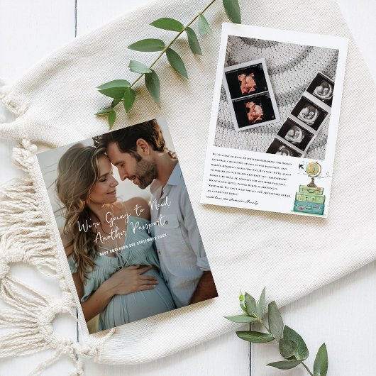 別のPassport Travelのテーマ | 写真妊娠 案内状