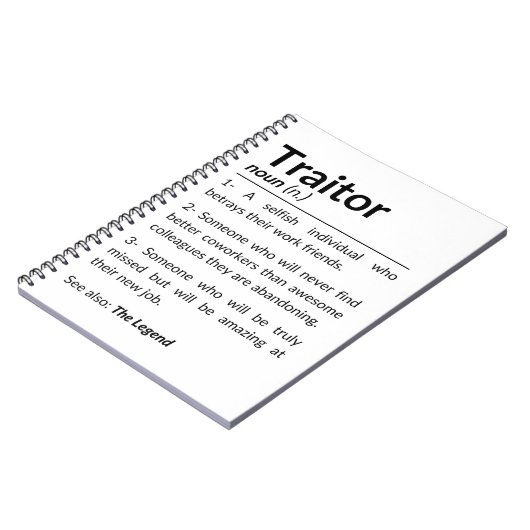 別れおもしろいの同僚の離れ仕事 ノートブック (左側)