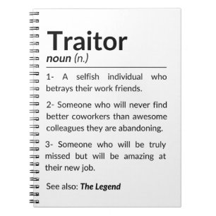 別れおもしろいの同僚の離れ仕事 ノートブック