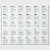 別れおもしろいの同僚の離れ仕事 ラッピングペーパー (フラット)