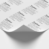 別れおもしろいの同僚の離れ仕事 ラッピングペーパー (角)